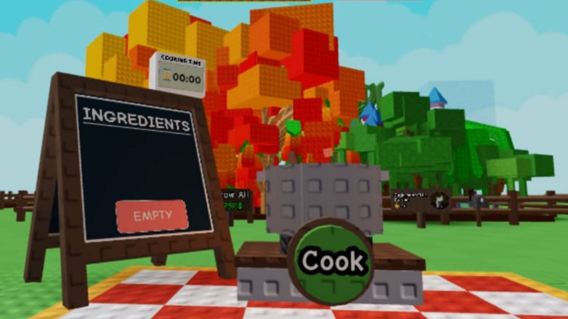 The cooking pot in the event hub (Image via Roblox)